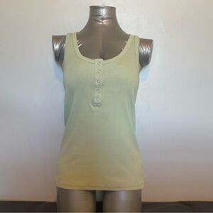 SO green tank top, juniors large